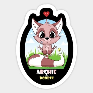 Baby Archie and Boobee Sticker